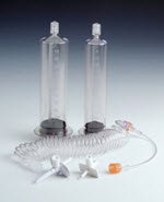 Medrad Spectris Solaris EP - CT Dual Syringe Kit 96 Inch Low Pressure T-Tubing with Check Valve 65 mL / 115 mL For Use with Medrad Spectris Solaris series MR injection systems - SSQK 65/115VS