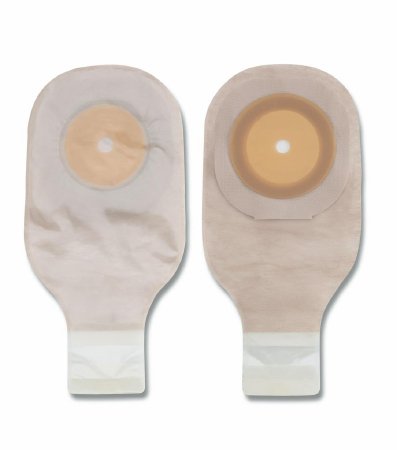 Hollister Premier Flextend Colostomy Pouch One-Piece System 12 Inch Length Up to 2-1/2 Inch Stoma Drainable Flat, Trim To Fit - 8551