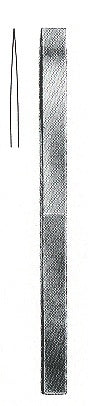 BR Surgical Mini Osteotome Lambotte 6 mm Mini Blade Stainless Steel NonSterile 5 Inch Length - H132-65406