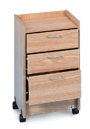 Hausmann Industries Smart Cart Utility Cart 18.5 X 18.5 X 30 Inch 3 Drawers Gray - 9038-20-927