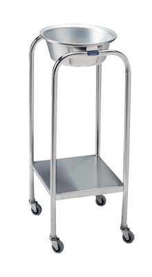 Pedigo Products - Solution Stand 7 Quart 1 Basin Shelf Base 34 Inch 14 X 14 Inch - P-1078-W/S-SS