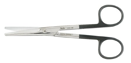 Miltex SuperCut - Operating Scissors Mayo 5-1/2 Inch Length OR Grade German Stainless Steel NonSterile Finger Ring Handle Straight Blade Blunt Tip / Blunt Tip - 5-SC-120