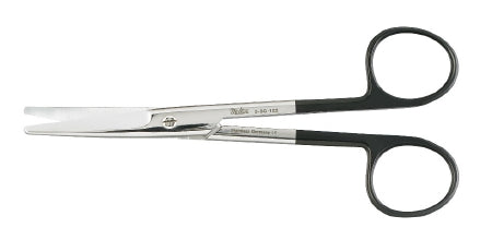 Miltex Miltex SuperCut Operating Scissors Mayo 5-1/2 Inch Length OR Grade Stainless Steel (German) NonSterile Finger Ring Handle Curved Blade Blunt/Blunt - 5-SC-122