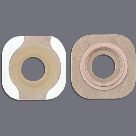 Hollister New Image FlexWear Colostomy Barrier Pre-Cut, Standard Wear Tape 1-3/4 Inch Flange Green Code Hydrocolloid 3/4 Inch Stoma - 14302