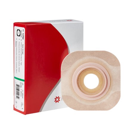 New Image FlexTend - Ostomy Barrier New Image Flextend Precut, Extended Wear Adhesive Tape 44 mm Flange Green Code System Hydrocolloid 1 Inch Opening - 14704
