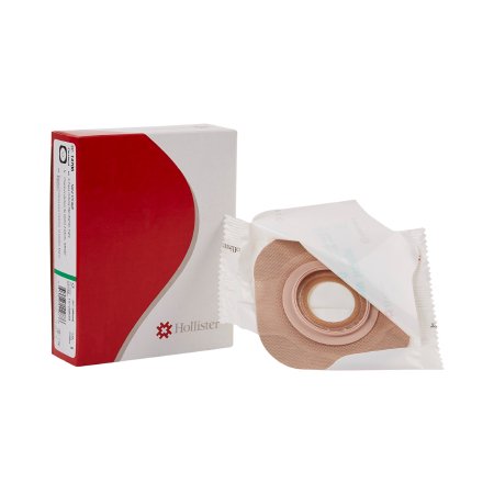 New Image FlexTend - Ostomy Barrier New Image Flextend Precut, Extended Wear Adhesive Tape 44 mm Flange Green Code System Hydrocolloid 1-1/4 Inch Opening - 14706