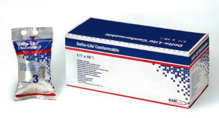 BSN Medical Delta-Lite Conformable Cast Tape 2 Inch X 12 Foot Fiberglass Light Blue - 5902