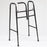 Patterson Medical Supply Stroke Dual Release Folding Walker Adjustable Height Aluminum Frame 400 lbs. Weight Capacity 30 to 40 Inch Height - 1778