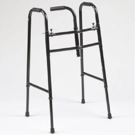 Stroke - Dual Release Folding Walker Adjustable Height Aluminum Frame 400 lbs. Weight Capacity 30 to 40 Inch Height - 1778