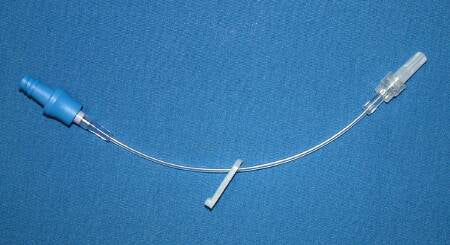 ICU Medical Clave Extension Set 8 Inch Tubing 1 Port 0.32 mL Priming Volume DEHP-Free - B9001