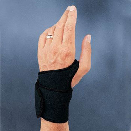 Sammons Preston - Wrist Support Wraparound Neoprene Left or Right Hand Black One Size Fits Most - 780401