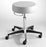 McKesson - Exam Stool Backless Pneumatic Height Adjustment 5 Casters Agate Blue - 81-11001LV003