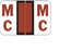 Wilmer Barkley Pre-Printed Label Chart Tab Mc Mc Black / Brown / White 15/16 X 1-5/8 Inch - W-5123-MC