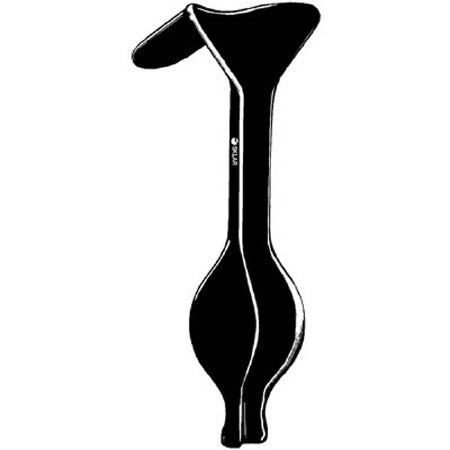 Sklar Sklar Black Laser Surgery Vaginal Speculum Auvard NonSterile Premium OR Grade Coated Stainless Steel X-Long Single-ended Weighted 2.5 lbs. Reusable Without Light Source Capability - 90-9106
