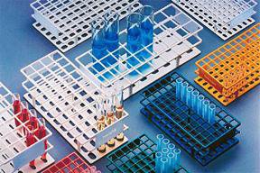 Fisher Scientific Nalgene Unwire Test Tube Rack 72 Place 16 mm White 24.8 X 12.7 cm - 1480924