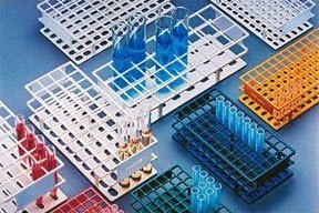 Fisher Scientific Nalgene Unwire Test Tube Rack 72 Place 16 mm Orange 24.8 X 12.7 cm - 1480935