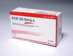 Hemocue Icon DS Strep A Rapid Test Kit Infectious Disease Immunoassay Strep A Test Throat / Tonsil Saliva Sample CLIA Waived 25 Tests - 395098A