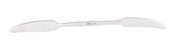 Miltex - Bone Rasp Putti 10-1/2 Inch Stainless Steel Reusable Curved Thin Long Triangular Shaped Blades with Rounded Tips - 27-700