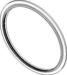 Midmark Door and Dam Gasket Kit 10-3/4 Inch Diameter, Silicone rubber - 002-0361-01