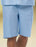 Fashion Seal Uniforms Pajama Shorts X-Large Light Blue Unisex - 7837 XL