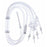 B. Braun Medical Irrigation Set Unispike 4-Bag Inj 4 Non-Vented Spike 96" 10/Case - 313004