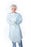 Medline - Protective Procedure Gown X-Large Blue NonSterile Not Rated Disposable - CRI5001