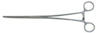 BR Surgical BR Surgical Dressing Forceps Bozeman 10-1/2 Inch Surgical Grade Stainless Steel NonSterile Ratchet Lock Finger Ring Handle Double Curved - BR16-23126