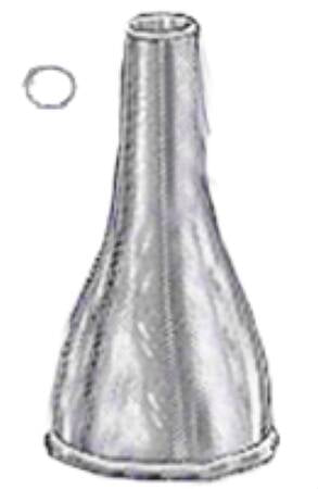Integra Lifesciences - Ear Speculum Tip Oval Tip Size 1 Chrome Plated 4 mm Reusable - 19-22