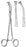 Miltex Miltex Grasping Forceps Colver 7-1/2 Inch OR Grade Stainless Steel (German) NonSterile Ratchet Lock Finger Ring Handle Straight - 22-556