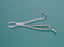 Miltex Forceps Kern 9-1/2 Inch Surgical Grade Stainless Steel NonSterile Ratchet Lock Straight Serrated Tip - 27-4