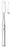 Miltex Miltex Osteotome Hibbs 13 mm Straight Blade OR Grade Stainless Steel NonSterile 9 Inch Length - 27-442