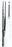 Miltex Miltex Tissue Forceps Potts-Smith 8-1/4 Inch OR Grade Stainless Steel (German) NonSterile NonLocking Thumb Handle Straight Serrated Tips w/1 X 2 Teeth - 6-162