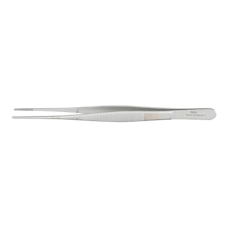Miltex - Tissue Forceps Potts-Smith 8-1/4 Inch Length OR Grade German Stainless Steel NonSterile NonLocking Thumb Handle Straight Serrated Tips with 1 X 2 Teeth - 6-162