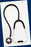 Welch Allyn Professional Series Classic Stethoscope Black 1-Tube 22 Inch Tube Double Sided Chestpiece - 5079-135