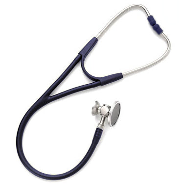 Welch Allyn Harvey DLX Stethoscopes, Double Head, Adult Navy, 28" (71 cm) - 5079-327M