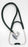 Harvey DLX - Cardiology Stethoscope Burgundy 1-Tube 17 Inch Tube Double-Sided Chestpiece - 5079-326