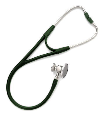 Welch Allyn Harvey DLX Double Head Stethoscope Forest Green - 5079-328