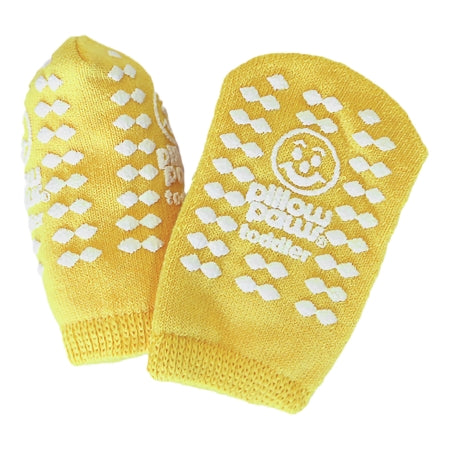 Pillow Paws - Slipper Socks Toddler Yellow Ankle High - 1093-001
