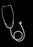 Welch Allyn Professional Series Classic Stethoscope Black 1-Tube 24 Inch Tube Double Sided Chestpiece - 5079-73