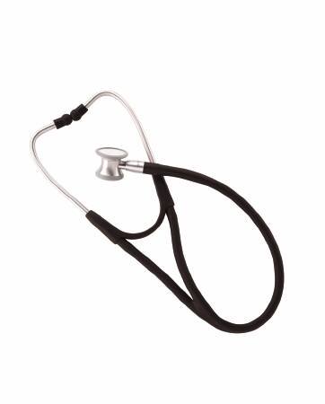 Harvey Elite - Cardiology Stethoscope Black 2-Tube 17 Inch Tube Double-Sided Chestpiece - 5079-122