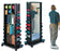 Hausmann Industries Combination Weight / Storage Rack With Equipment 18 X 30 X 72 Inch Black - 5560-100