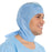 O&M Halyard - Surgical Hood One Size Fits Most Blue Tie Closure - 69110