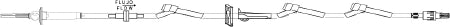 ICU - Primary IV Administration Set 10 Drops / mL Drip Rate 110 Inch Tubing 3 Ports - B3187
