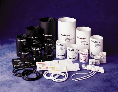 WelchAllyn - Blood Pressure Cuff and Bulb Adult Thigh X - Large Cuff 40 - 61 cm Nylon Cuff - 5082-45