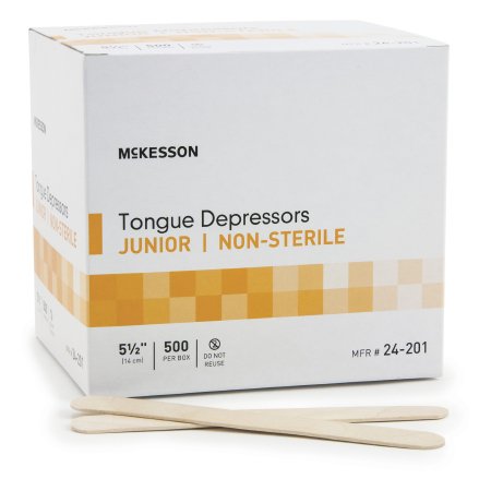 McKesson - Tongue Depressor 5-1/2 Inch Length Wood - 24-201