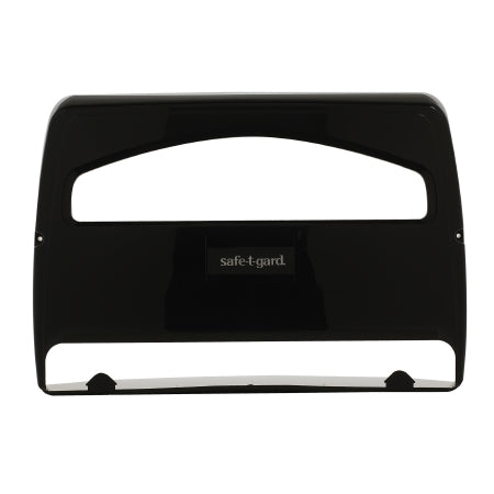 Safe-T-Gard - Toilet Seat Cover Dispenser Black Plastic Manual Pull Wall Mount - 57748