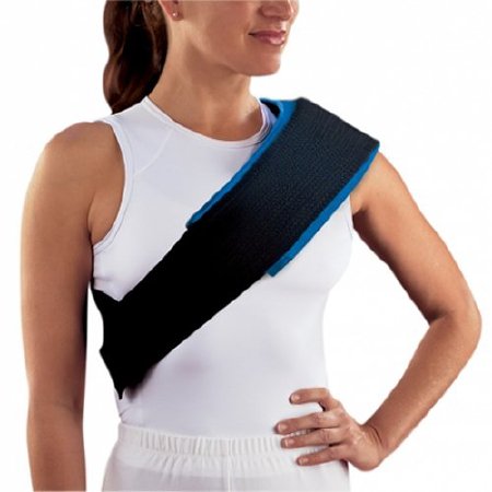 ProCare - Hot / Cold Therapy Wrap General Purpose One Size Fits Most 4-1/2 X 9-1/2 Inch Polyester / Velvet Reusable - 79-97210