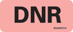 Precision Dynamics Barkley Pre-Printed Label Auxiliary Label DNR Fluorescent Red 1 X 2-1/4 Inch - V04FR1311