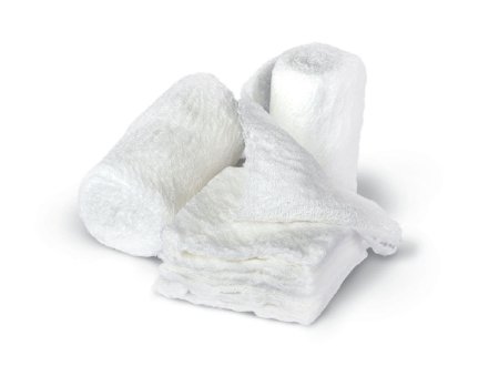Bulkee II - Fluff Dressing Cotton 6-Ply 6 X 6-3/4 Inch Rectangle Sterile - NON25854