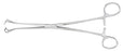 Miltex Miltex Tissue Forceps Babcock 9-1/2 Inch OR Grade Stainless Steel (German) NonSterile Ratchet Lock Finger Ring Handle Straight 15 mm Wide Fenestrated Triangular Jaws - 16-48